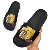 Papua New Guinea Slide Sandals 50 Years Of Independence - Polynesian Pride