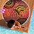 Papua New Guinea Beach Blanket Birds Of Paradise With Aboriginal Pattern - Polynesian Pride