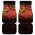 Papua New Guinea Car Mats Birds Of Paradise With Aboriginal Pattern - Polynesian Pride
