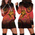Papua New Guinea Hoodie Dress Birds Of Paradise With Aboriginal Pattern - Polynesian Pride