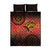 Papua New Guinea Quilt Bed Set Birds Of Paradise With Aboriginal Pattern - Polynesian Pride