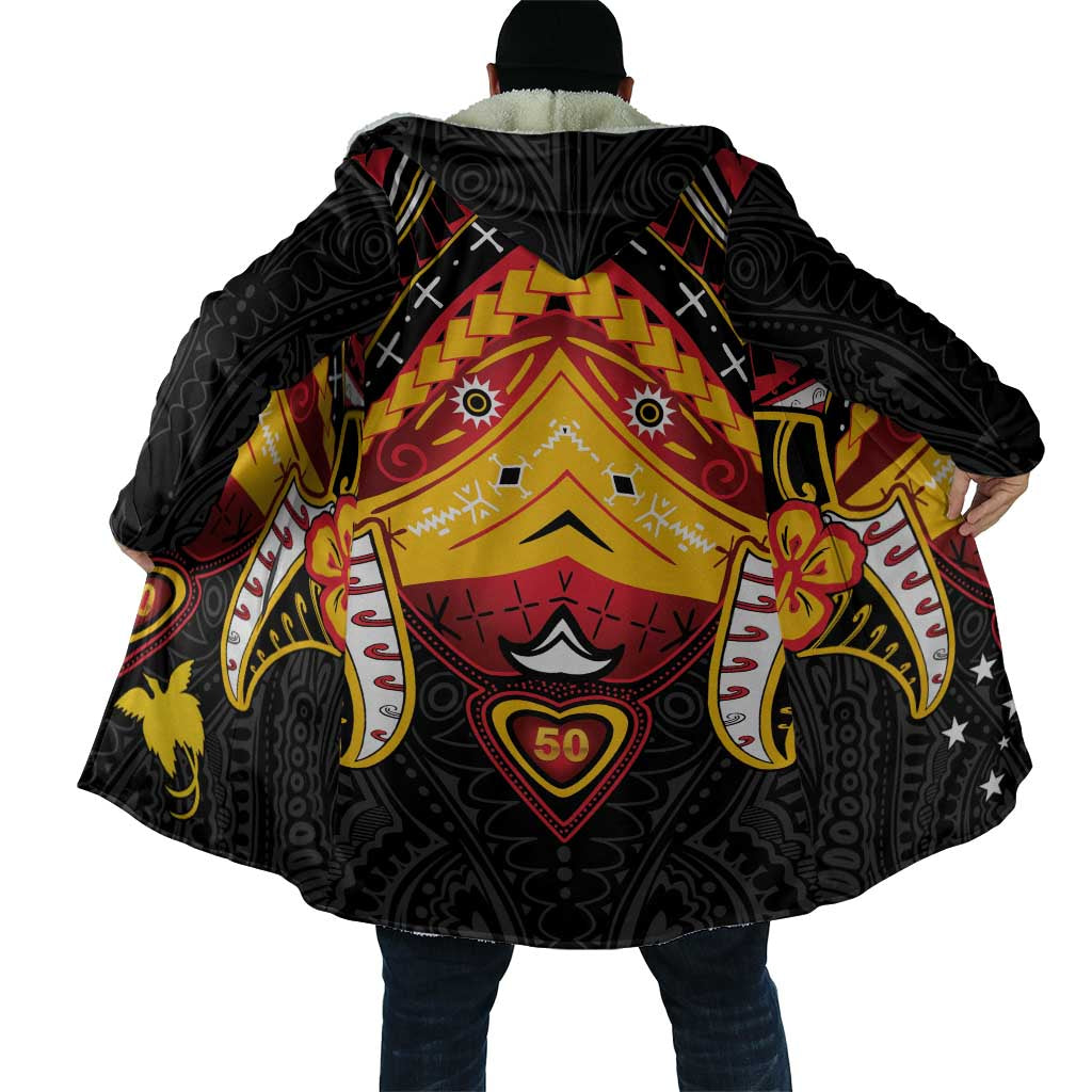 Papua New Guinea Independence Day Cloak Tribal Mask - Polynesian Pride