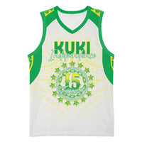 Kuki Independence 2026 Basketball Jersey Cook Islands 15 Finest White Version