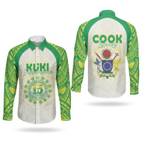 Kuki Independence 2026 Couples Matching Off The Shoulder Long Sleeve Dress and Long Sleeve Button Shirt Cook Islands 15 Finest White Version