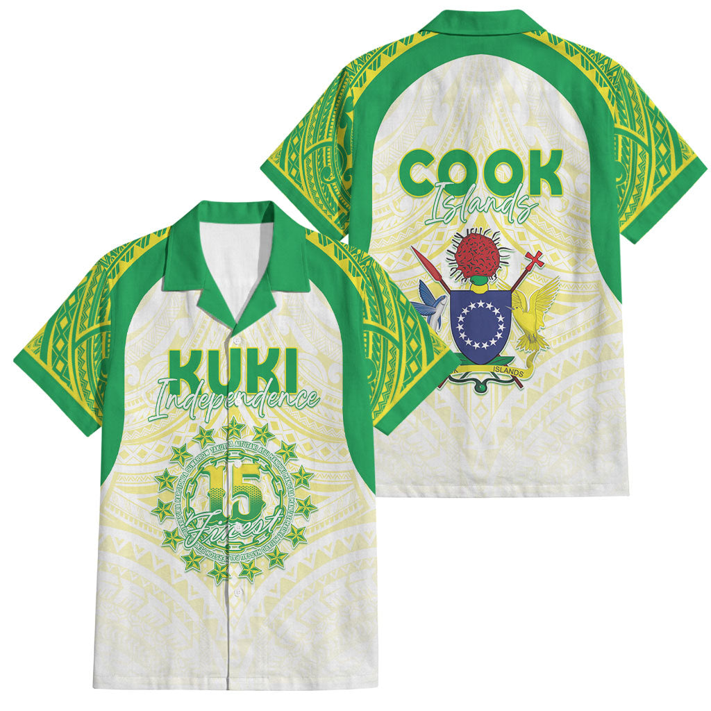 Kuki Independence 2026 Family Matching Off The Shoulder Long Sleeve Dress and Hawaiian Shirt Cook Islands 15 Finest White Version
