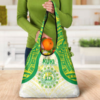 Kuki Independence 2026 Grocery Bag Cook Islands 15 Finest White Version