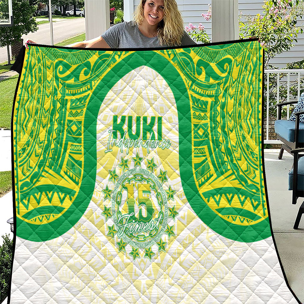 Kuki Independence 2026 Quilt Cook Islands 15 Finest White Version