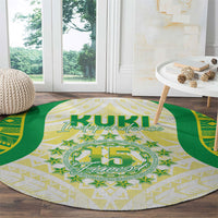 Kuki Independence 2026 Round Carpet Cook Islands 15 Finest White Version