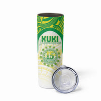 Kuki Independence 2026 Skinny Tumbler Cook Islands 15 Finest White Version