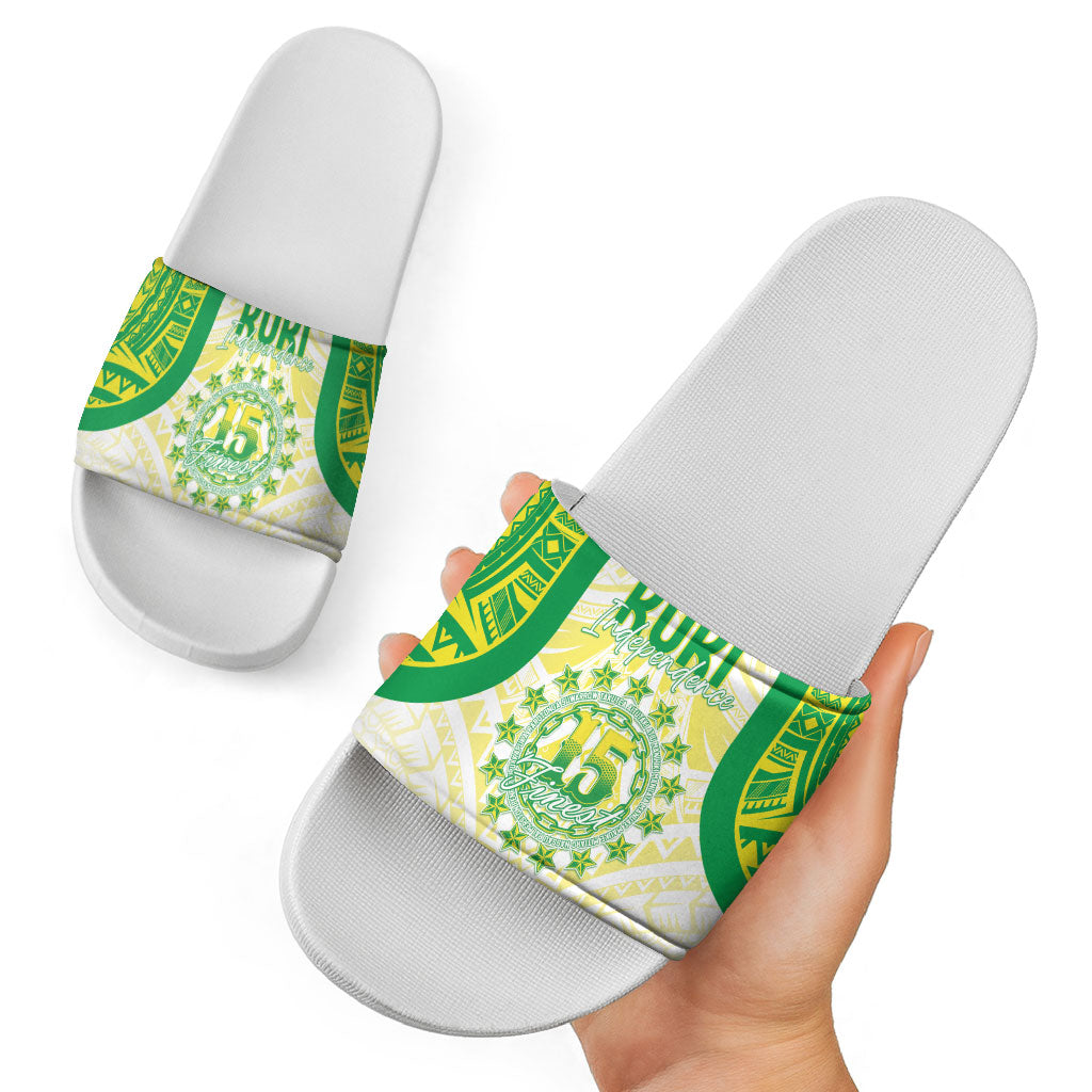 Kuki Independence 2026 Slide Sandals Cook Islands 15 Finest White Version