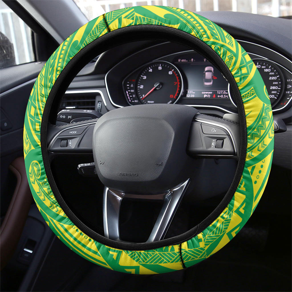Kuki Independence 2026 Steering Wheel Cover Cook Islands 15 Finest White Version