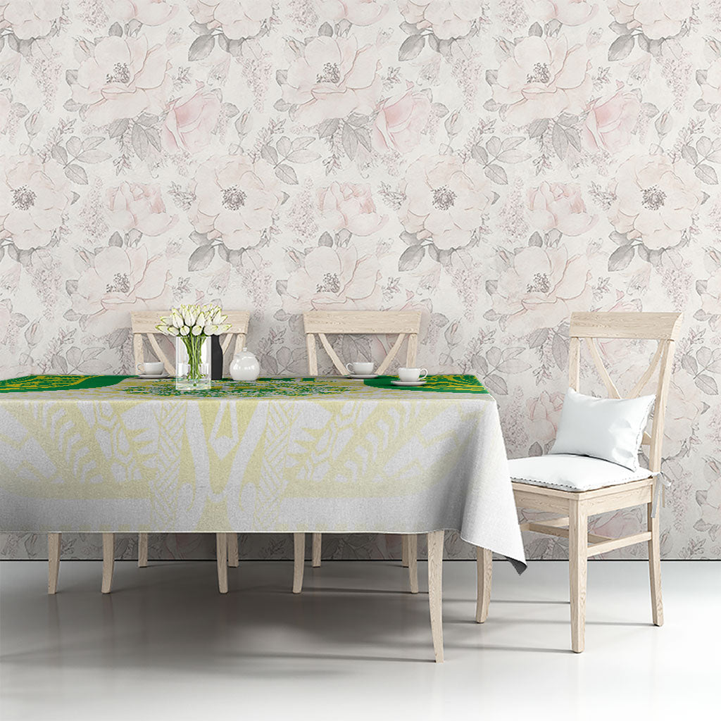 Kuki Independence 2026 Tablecloth Cook Islands 15 Finest White Version