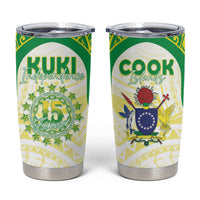 Kuki Independence 2026 Tumbler Cup Cook Islands 15 Finest White Version
