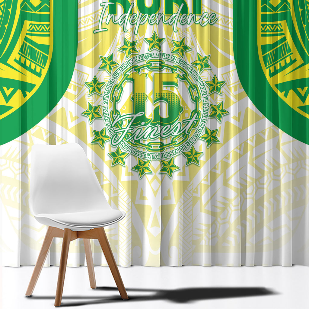Kuki Independence 2026 Window Curtain Cook Islands 15 Finest White Version