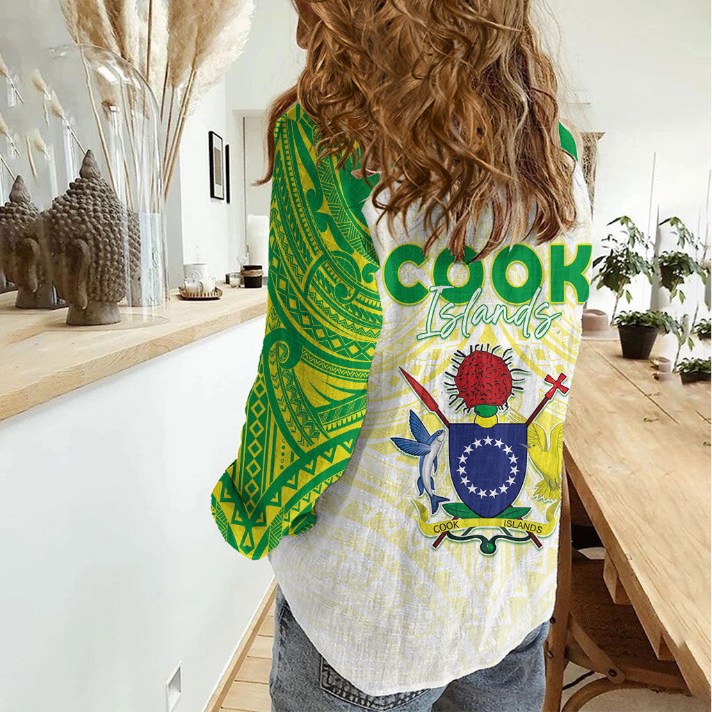 Kuki Independence 2026 Women Casual Shirt Cook Islands 15 Finest White Version