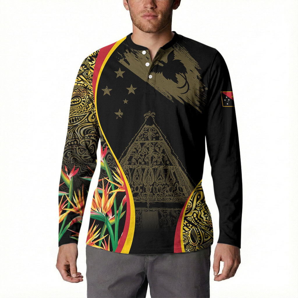 Papua New Guinea Hapi De Bilong Indipendens Button Sweatshirt Special Style
