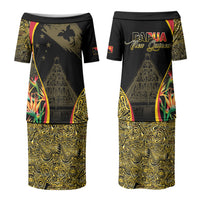 Papua New Guinea Hapi De Bilong Indipendens Couples Matching Puletasi and Hawaiian Shirt Special Style
