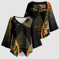 Papua New Guinea Hapi De Bilong Indipendens Kimono Sleeve Blouse Special Style