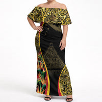 Papua New Guinea Hapi De Bilong Indipendens Off Shoulder Maxi Dress Special Style