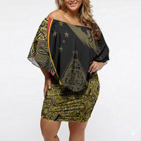 Papua New Guinea Hapi De Bilong Indipendens Off Shoulder Short Dress Special Style
