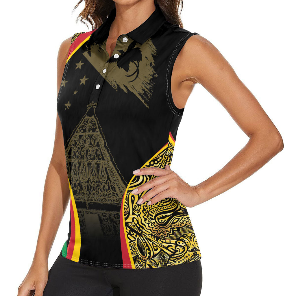 Papua New Guinea Hapi De Bilong Indipendens Women Sleeveless Polo Shirt Special Style