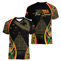 Papua New Guinea Hapi De Bilong Indipendens Women V-Neck T-Shirt Special Style