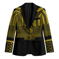 Philippines Filipinos Blazer Igorot Tribal Pattern Black