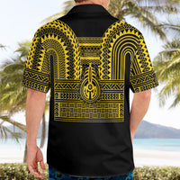 Philippines Filipinos Hawaiian Shirt Igorot Tribal Pattern Black