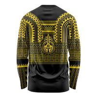 Philippines Filipinos Long Sleeve Shirt Igorot Tribal Pattern Black