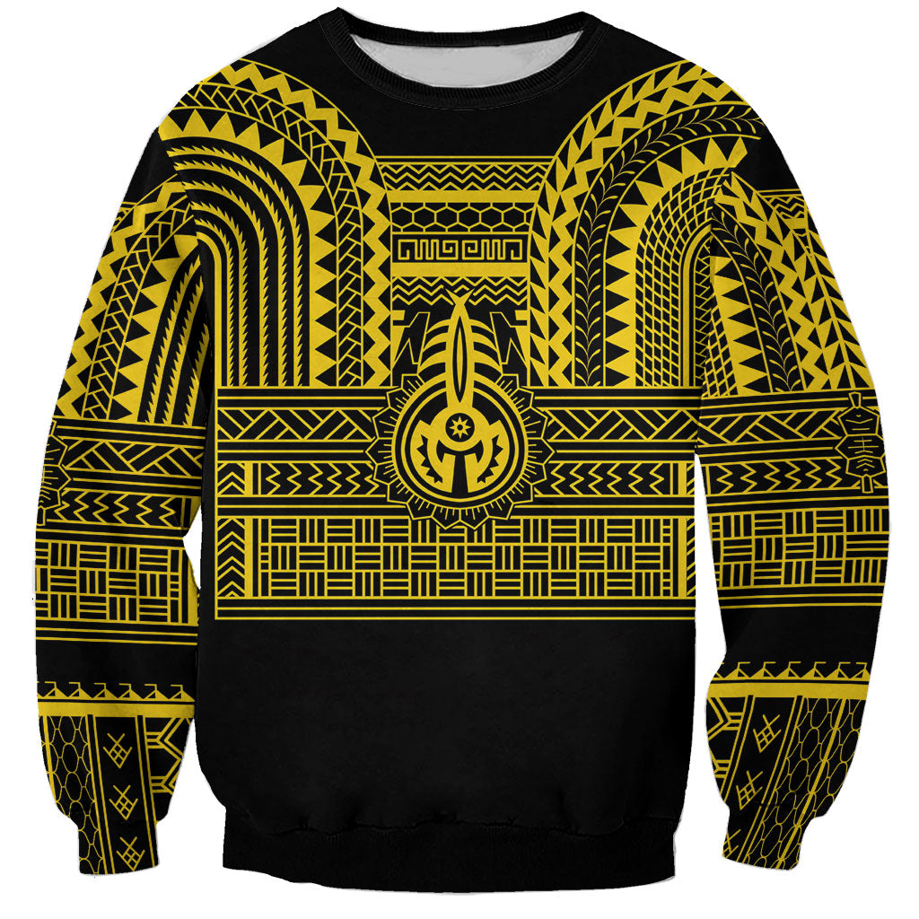 Philippines Filipinos Sweatshirt Igorot Tribal Pattern Black