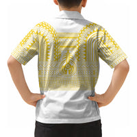 Philippines Filipinos Kid Hawaiian Shirt Igorot Tribal Pattern White