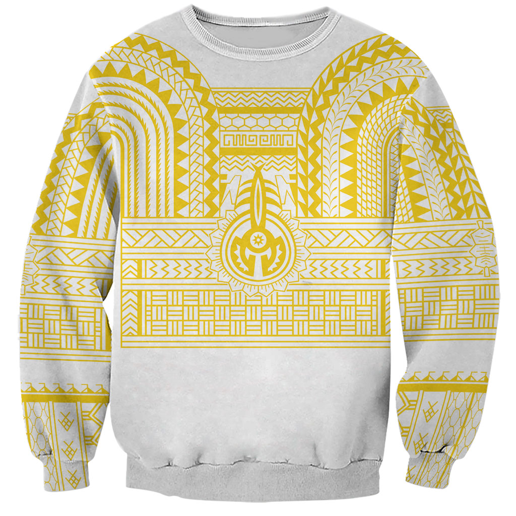 Philippines Filipinos Sweatshirt Igorot Tribal Pattern White