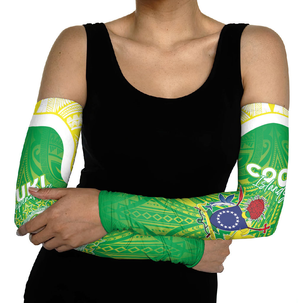 Kuki Independence 2026 Arm Sleeves Cook Islands 15 Finest Green Version