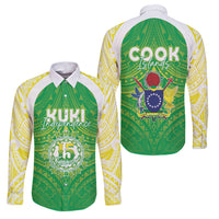Kuki Independence 2026 Family Matching Puletasi and Hawaiian Shirt Cook Islands 15 Finest Green Version