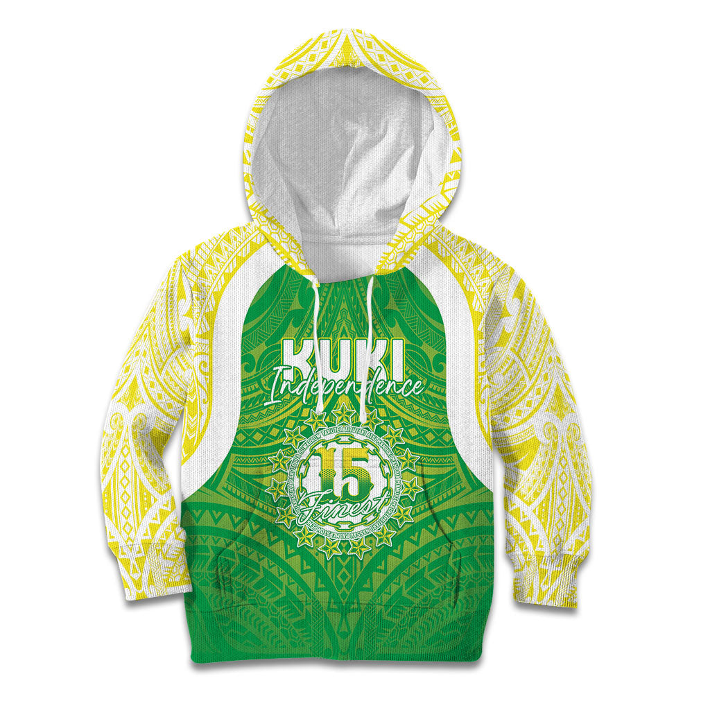 Kuki Independence 2026 Kid Hoodie Cook Islands 15 Finest Green Version