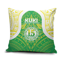 Kuki Independence 2026 Pillow Cover Cook Islands 15 Finest Green Version