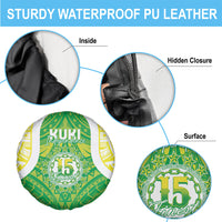 Kuki Independence 2026 Spare Tire Cover Cook Islands 15 Finest Green Version