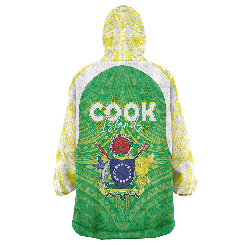 Kuki Independence 2026 Wearable Blanket Hoodie Cook Islands 15 Finest Green Version