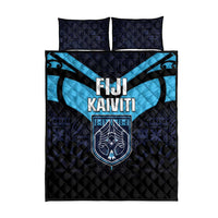 Fiji Kaiviti Rugby Quilt Bed Set Fiji Tapa Pattern