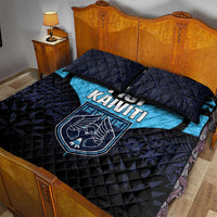 Fiji Kaiviti Rugby Quilt Bed Set Fiji Tapa Pattern