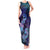 Hawaii Makahiki Turtle Tank Maxi Dress Spiral Polynesian Tattoo