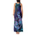 Hawaii Makahiki Turtle Tank Maxi Dress Spiral Polynesian Tattoo