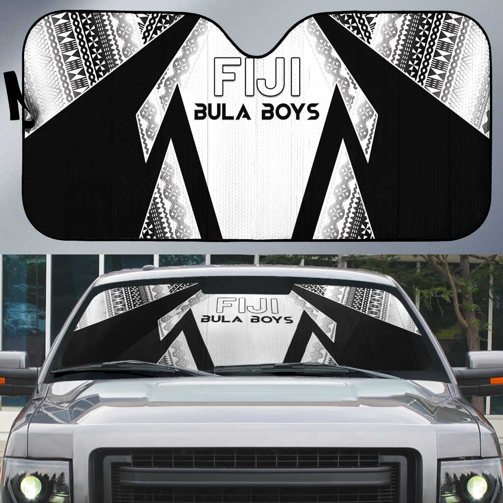 Bula Fiji Football Auto Sun Shade Go Champions - Polynesian Pride