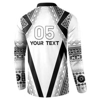 Custom Bula Fiji Football Button Sweatshirt Go Champions - Polynesian Pride