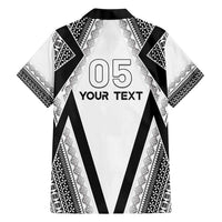 Custom Bula Fiji Football Family Matching Short Sleeve Bodycon Dress and Hawaiian Shirt Go Champions LT05 - Polynesian Pride