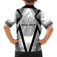 Custom Bula Fiji Football Family Matching Tank Maxi Dress and Hawaiian Shirt Go Champions LT05 - Polynesian Pride