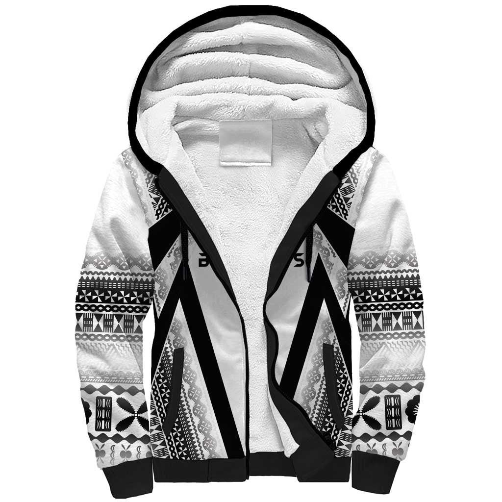 Custom Bula Fiji Football Sherpa Hoodie Go Champions - Polynesian Pride