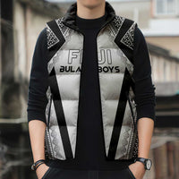 Custom Bula Fiji Football Sleeveless Puffer Jacket Go Champions - Polynesian Pride