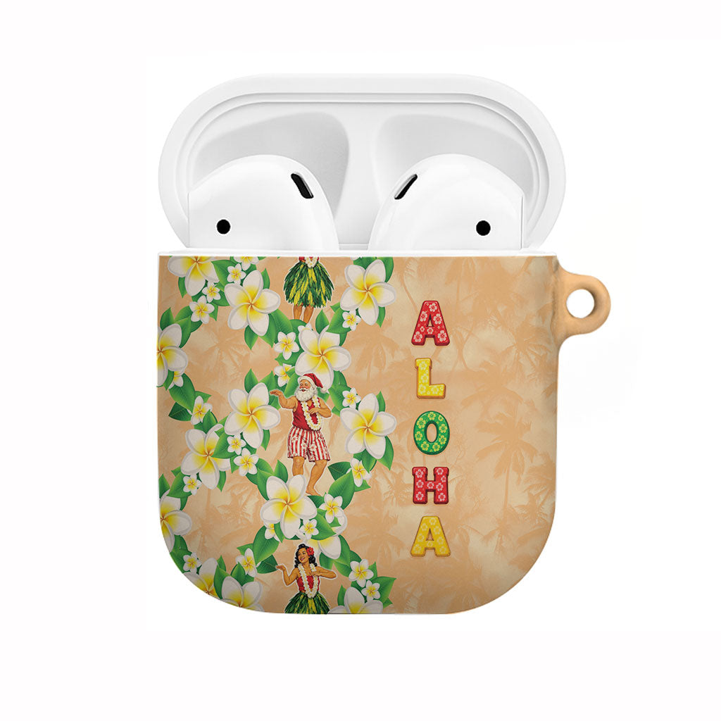 Aloha Hawaii Chilly Christmas AirPods Case Tropical Vibes LT05 Beige - Polynesian Pride