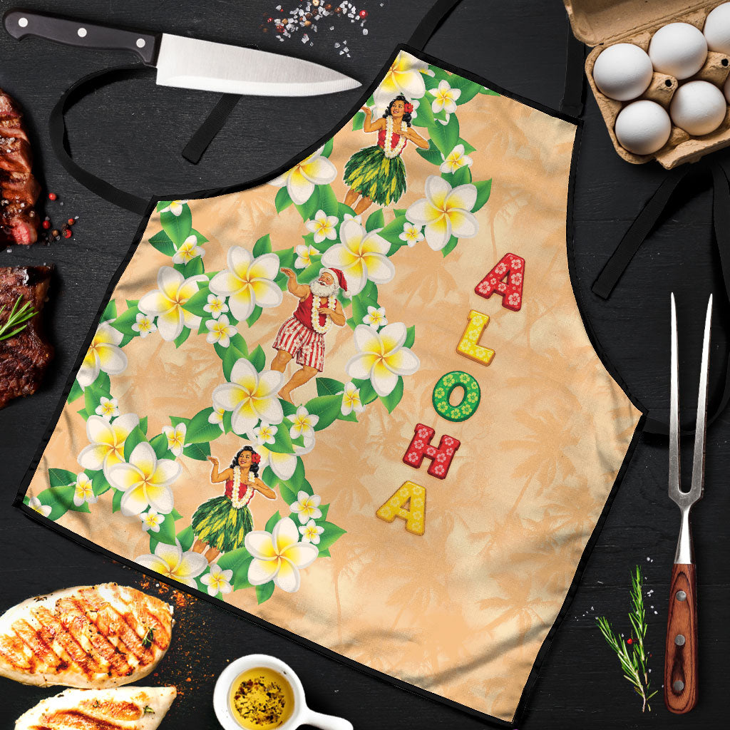 Aloha Hawaii Chilly Christmas Apron Tropical Vibes LT05 Beige - Polynesian Pride